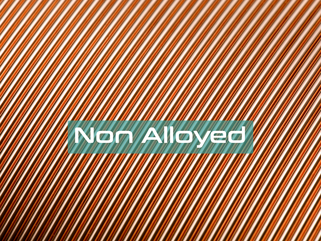 Non alloyed flux cored wires